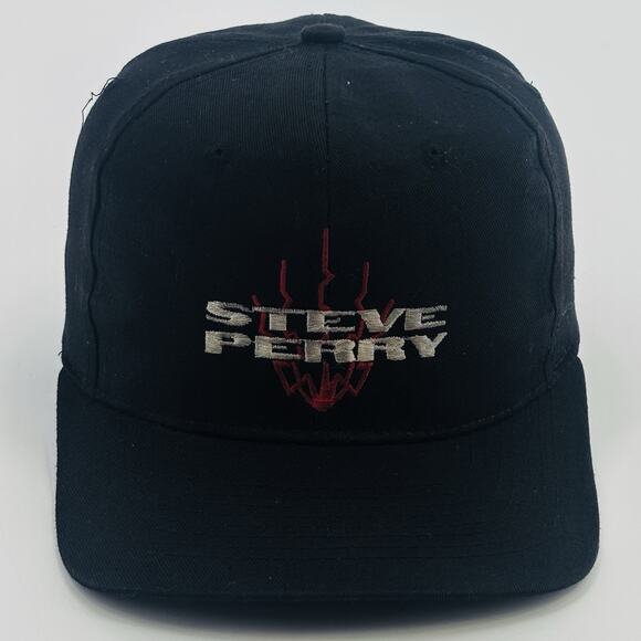 Vintage Steve Perry Hat Cap SnapBack Journey Band One Size 90’s - Picture 1 of 4